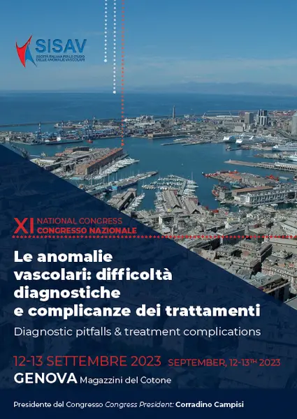 XI CONGRESSO NAZIONALE SISAV Le anomalie vascolari: difficoltà diagnostiche e complicanze dei trattamenti Diagnostic pitfalls & treatment complications